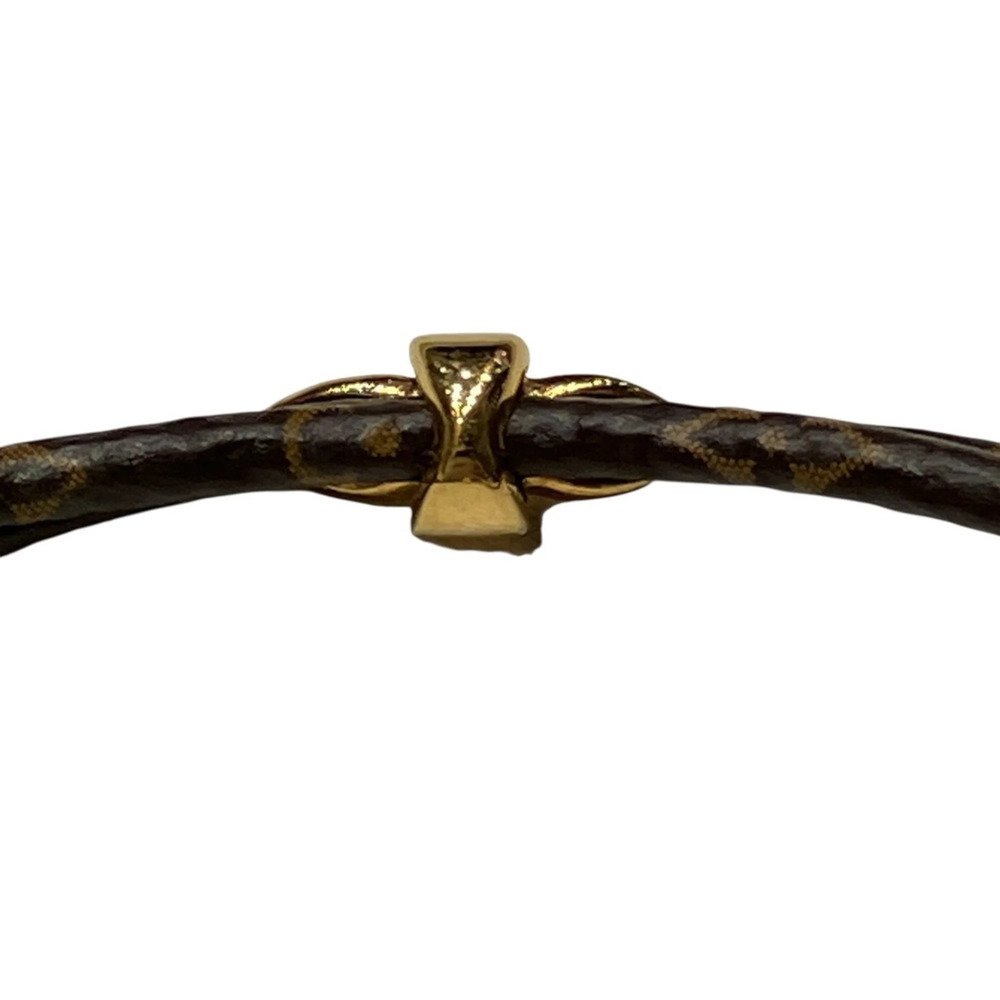 LOUIS VUITTON Gold Monogram Charm Bracelet - Picture 7 of 8
